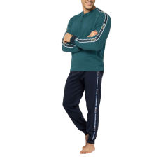 Lotto Hosszú férfi pizsama Lotto LP2120 S INTL Green | Kék