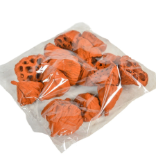  Lotus kicsi 4-6cm falfestékes világosbarna 12db-os csomag dekorációs kellék