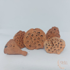 Lótusz - mini - falfestékes narancs dekorációs kellék