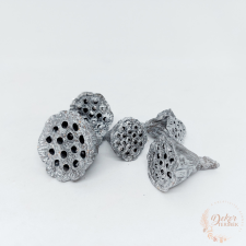  Lótusz - mini - glitteres ezüst dekorációs kellék