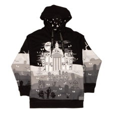 LOUNGEFLY Disney by Loungefly kapucnis kabát Haunted Mansion XL-es méretű férfi pulóver, kardigán