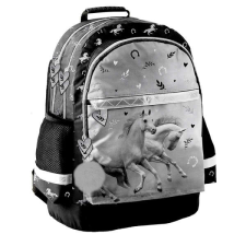  Lovas ergonomikus iskolatáska, hátizsák SILVER - Paso iskolatáska