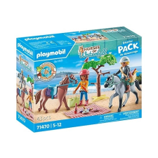 lovas kaland a tengerparton Ameliával és Bennel playmobil