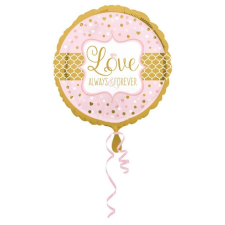  Love Always fólia lufi 43 cm party kellék
