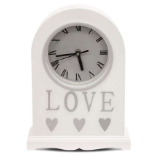 LOVE asztali óra - fehér - 30 cm ébresztőóra