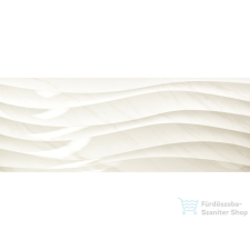 LOVE Ceramic Marble White Flux Shine 45x119 fali csempe 107679 csempe
