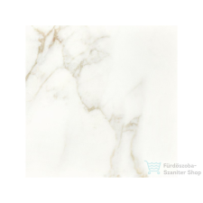 LOVE Ceramic Precious Calacatta Gold polished 79x79 padlólap 107561 dekorburkolat
