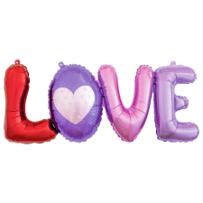  Love fólia lufi 74x29 cm ajándéktárgy