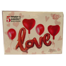  LOVE lufiszett 5 db/csomag party kellék
