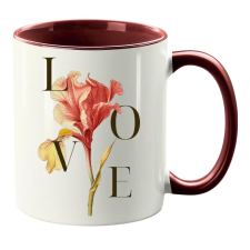  Love Virág Bögre (másik oldalra fotó és felirat kérhető) bögrék, csészék