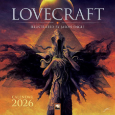  Lovecraft: Illustrated by Jason Engle Wall Calendar 2026 (Art Calendar) naptár, kalendárium
