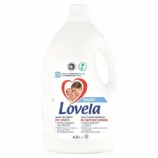 Lovela Baby folyékony mosószer fehér ruhákhoz 4,5 l / 50 mosási adag tisztító- és takarítószer, higiénia