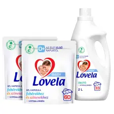 Lovela Baby Hipoallergén Mosókapszula csomag 120 mosás tisztító- és takarítószer, higiénia
