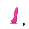 LOVELY PLANET strap-on-me Sliding Skin Realistic Dildo Fuchsia S