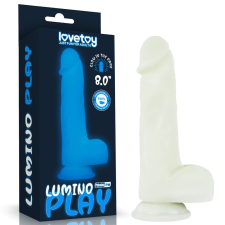 Lovetoy 8.0'' Lumino Play Silicone Dildo műpénisz, dildó