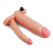 Lovetoy Add 3" Vibrating Double Penis Sleeve péniszköpeny
