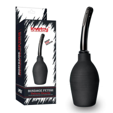 Lovetoy Bondage Fetish Deluxe Douche - szilikon intimzuhany - 26,6 cm (fekete) anál