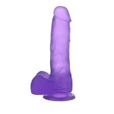 LOVETOY JELLY DILDÓ 7" LILA műpénisz, dildó
