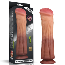 LoveToy Nature Cock 12'' Dual layered Platinum Silicone Cock műpénisz, dildó