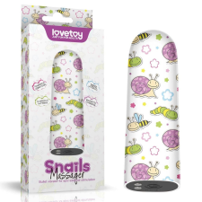 Lovetoy Rechargeable Snails Massager - akkus, vízálló mini vibrátor - 8,5 cm (többszínű) vibrátorok