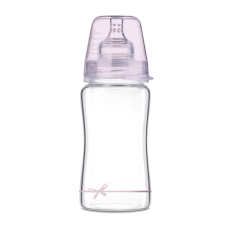 Lovi Diamond Glass Cumisüveg 250 ml Baby Shower lány cumisüveg