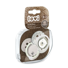 Lovi Dinamikus nyugtató cumi 2db (3-6 hónap) Buddy Bear cumi