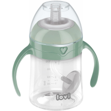  LOVI Első pohár szívószállal és nehezékkel, zöld, 150 ml (5901691874411) kulacs, kulacstartó