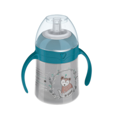 Lovi Első pohárka szívószállal és nehezékkel Straw Beginner 150ml 6hó+ Indian Summer babaétkészlet