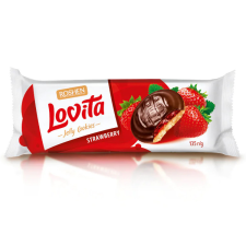 Lovita piskótatallér epres - 135 g csokoládé és édesség