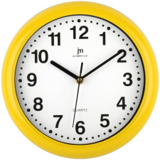 LOWELL 00710Y falióra, átmérő: 25 cm, sárga falióra