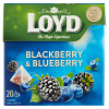  Loyd aromatizált filteres gyümölcstea fekete áfonya és szeder ízesítéssel 20 filter 40 g