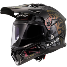 LS2 MX702 Pioneer II Rangi enduro motoros bukósisak fekete bukósisak