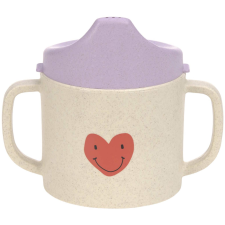 Lässig Sippy Cup PP/Cellulose Happy Rascals Heart lavender (4066239131485) kulacs, kulacstartó