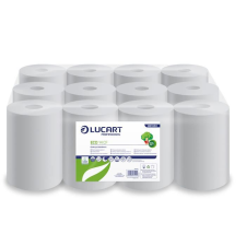 LUCART Eco kéztörlő, tekercses 2 rétegű fehér (861080) (L861080) higiéniai papíráru
