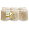 LUCART ECO Natural tekercses kéztörlő 2 rétegű, 450lap, 135m, 6tekercs/zsugor, 44zsugor/raklap