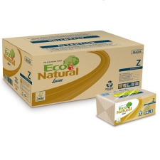 LUCART ECO Natural Z hajtogatott kéztörlő 2 rétegű 18x220 lap/karton 32 karton/raklap higiéniai papíráru