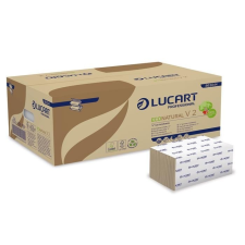 LUCART Kéztörlõ, V hajtogatott, 2 rétegû, Havanna, LUCART, "EcoNaturalV2" higiéniai papíráru