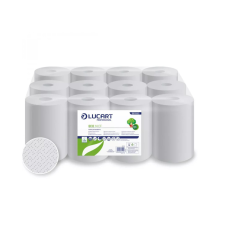 LUCART Kéztörlő 2 rétegű tekercses átmérő: 14 cm fehér 12 tekercs/karton 14 CF EcoLucart_861080 tisztító- és takarítószer, higiénia