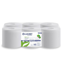 LUCART Kéztörlő, tekercses, 2 rétegű, LUCART Eco CF 19, fehér (UBC10) higiéniai papíráru