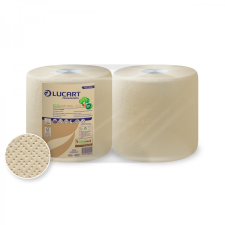 LUCART Papírtörlő, belső adagolású, Fiberpack papír, barna I 2 tekercs/csomag papírárú, csomagoló és tárolóeszköz