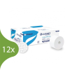 Lucart Professional Lucart Identity Autocut Strong 900 ID laponkénti adagolású WC papír - 2 rétegű, hófehér, 202m (Karton - 12 tekercs)