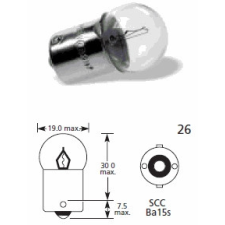 Lucas LLB207T 12V 5W BA15s R5W izzó autó izzó, izzókészlet