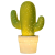 Lucide 13513/01/33 - CACTUS asztali lámpa 1xE14/40W/230V, zöld