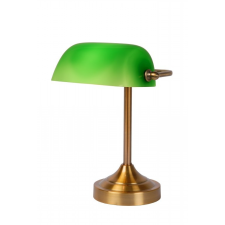 Lucide 17504/01/03 Banker Lamp E14 W22cm H30cm Glass Green/ Bronze világítás