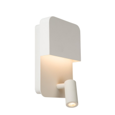 Lucide Boxer fehér LED fali lámpa (LUC-79200/08/31) LED 1 izzós IP20 világítás
