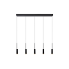 Lucide Lucide fekete LED függesztett lámpa (LUC-24401/35/30) LED 5 izzós IP20