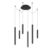 Lucide Lucide fekete LED függesztett lámpa (LUC-74403/06/30) LED 6 izzós IP20