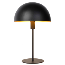 Lucide Siemon fekete asztali lámpa (LUC-45596/01/30) E14 1 izzós IP20 világítás