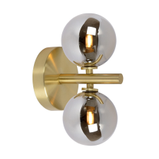 Lucide Tycho arany-szürke fali lámpa (LUC-45274/02/02) G9 2 izzós IP20 világítás
