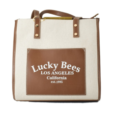 Lucky Bees Női Kézitáska Lucky Bees 376-BROWN Szürke (30 x 28 x 13 cm)